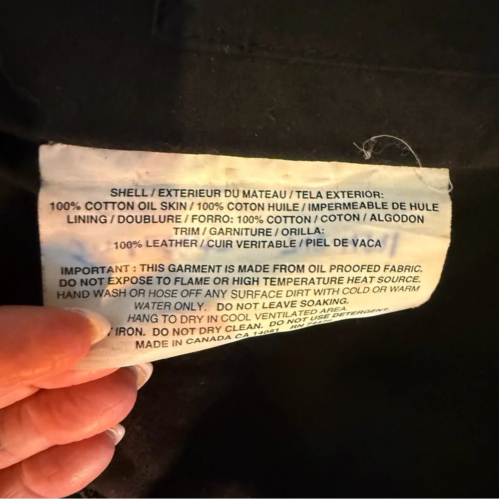 AUSTRALIAN OUTBACK COLLECTION Vintage Oilskin Drover Coat Duster Riding Unisex - Picture 16 of 16